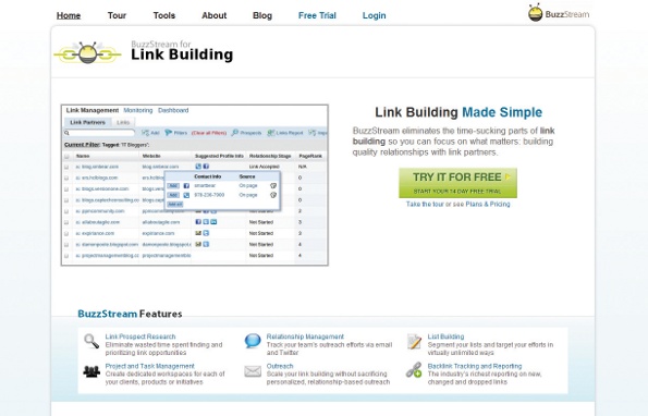 BuzzStream helps you manage your link prospects