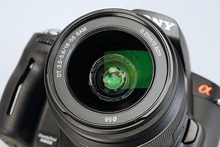 Sony a390 front angle