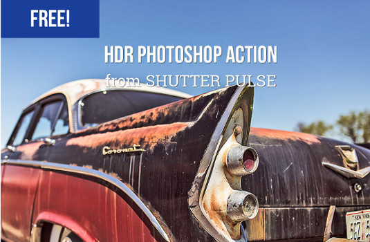 Free Photoshop actions: Strong HDR Effect