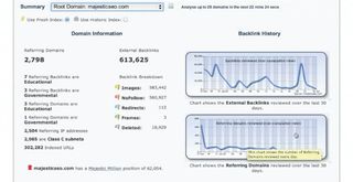 A link intelligence tool for SEO and internet PR and marketing. Majestic SEO’s Site Explorer shows inbound link and site summary data, as well as your site’s backlink history
