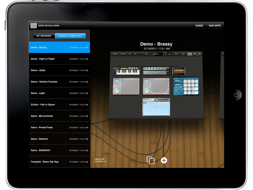 The Session browser