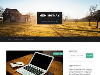 Free WordPress themes: Hemingway