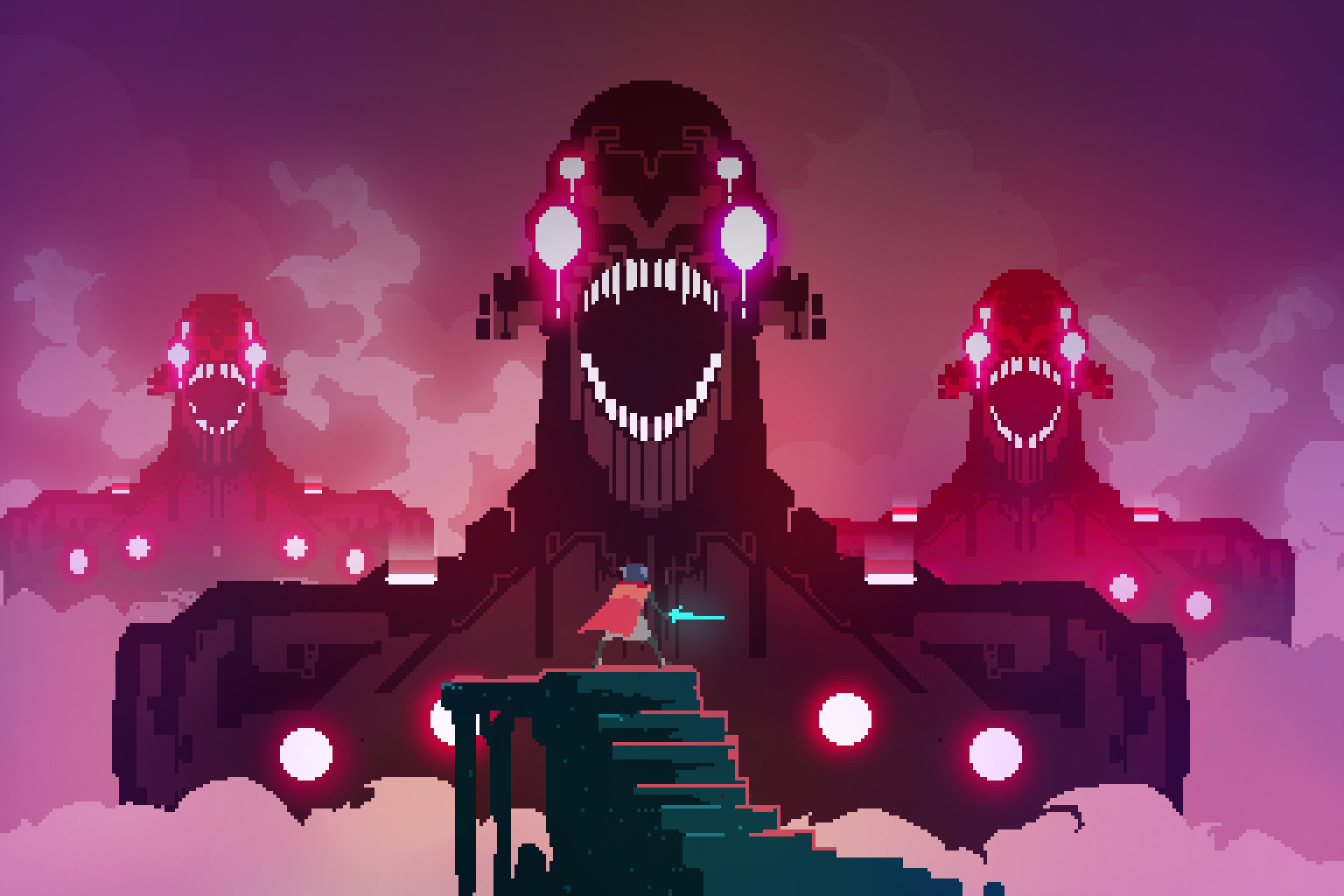 Art игра. Hyper Light Drifter. Игра ХАЙПЕР Лайт дрифтер. Игра Hyper Light Drifter 2. Hyper Light Drifter палитра.