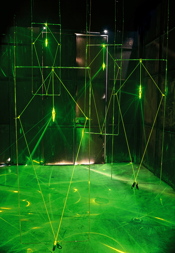 Paul Cocksedge has created a 3D environment based on crystals.