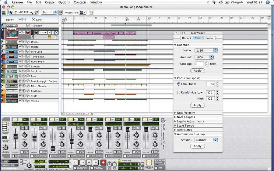 Some major changes have been made to the sequencer