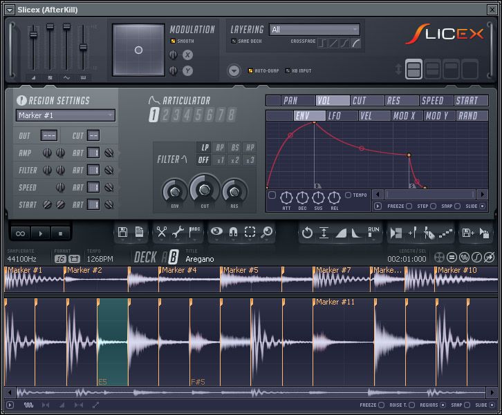 Slicex is an advanced beat slicer.