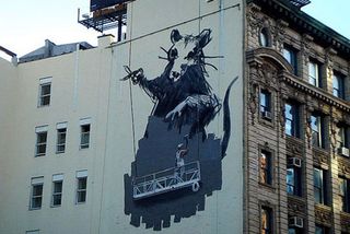 This giant rat mural raised eyebrows in New York