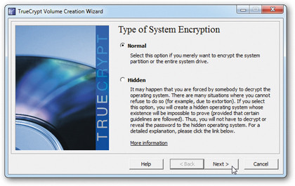 TrueCrypt files