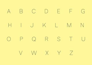 Free font: Genome