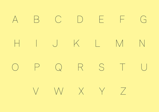 Free font: Genome