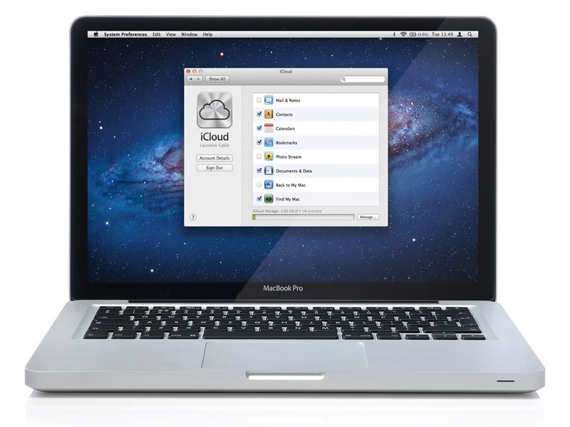 how do you use icloud for mac laptop