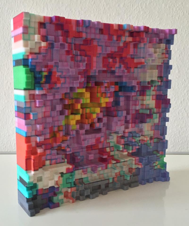 3D printed pixel art