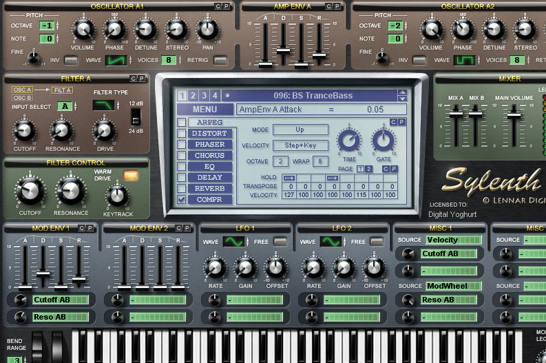 Massive synth bass sound