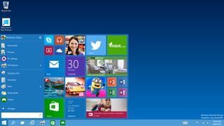 Windows 10's start menu