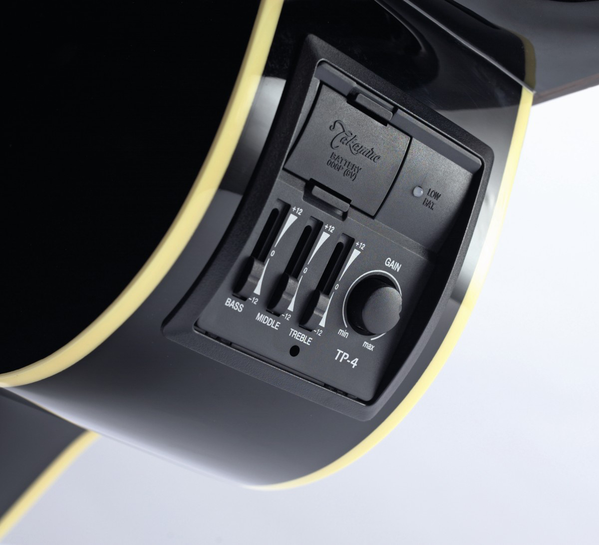 The TP-4 preamp can be used to tweak the guitar's tone