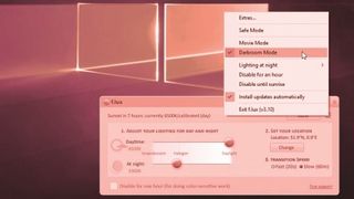 7 Movie and darkroom modes