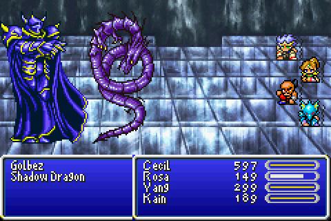 Final Fantasy IV Advance  (GBA) Gameplay 