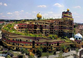 The 'forest spiral' complex is designed to accomodate as many trees as people