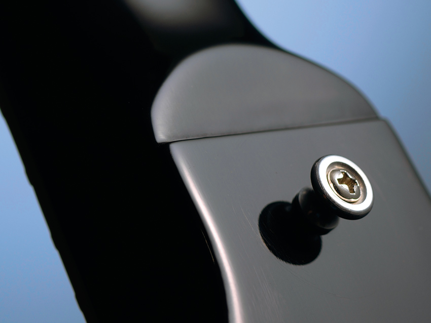 Unlike the original SGs, this guitar is put together using Titebond 50 resin.