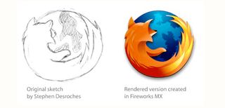 The Firefox logo is so popular that clients demanded imitations...