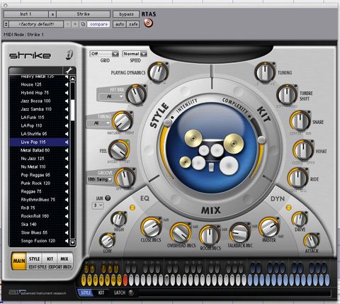 Strike: Digidesign's powerful virtual drum machine for Pro Tools