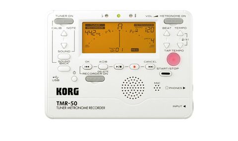 The TMR-50 combines a metronome, tuner and a mono digital recorder