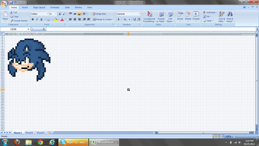 SOURCE: TK TK — An example of the work Microsoft Excel makes possible.