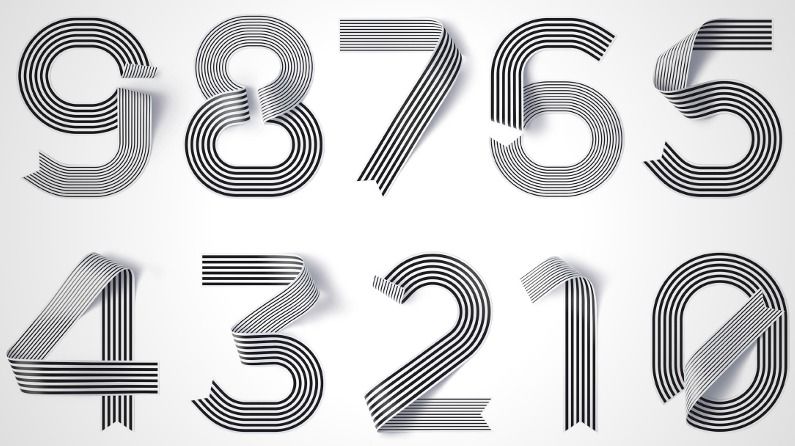The ribbon method: how Sawdust made these beautiful numerals | Creative ...