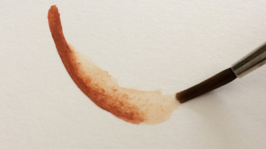 How to paint with gouache: softening edges