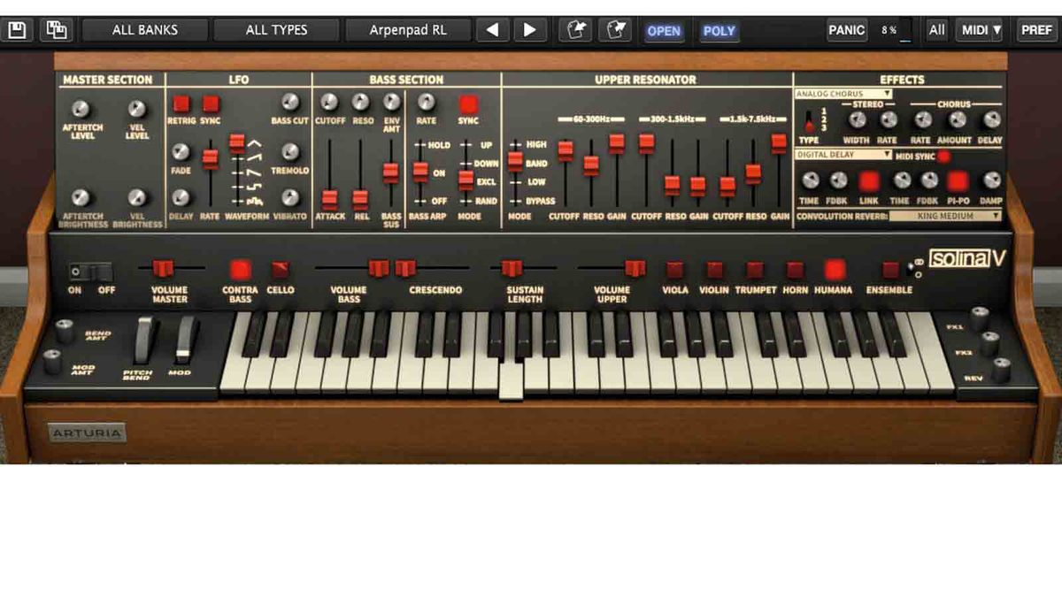 Solina V emulation - the final of the three new additions