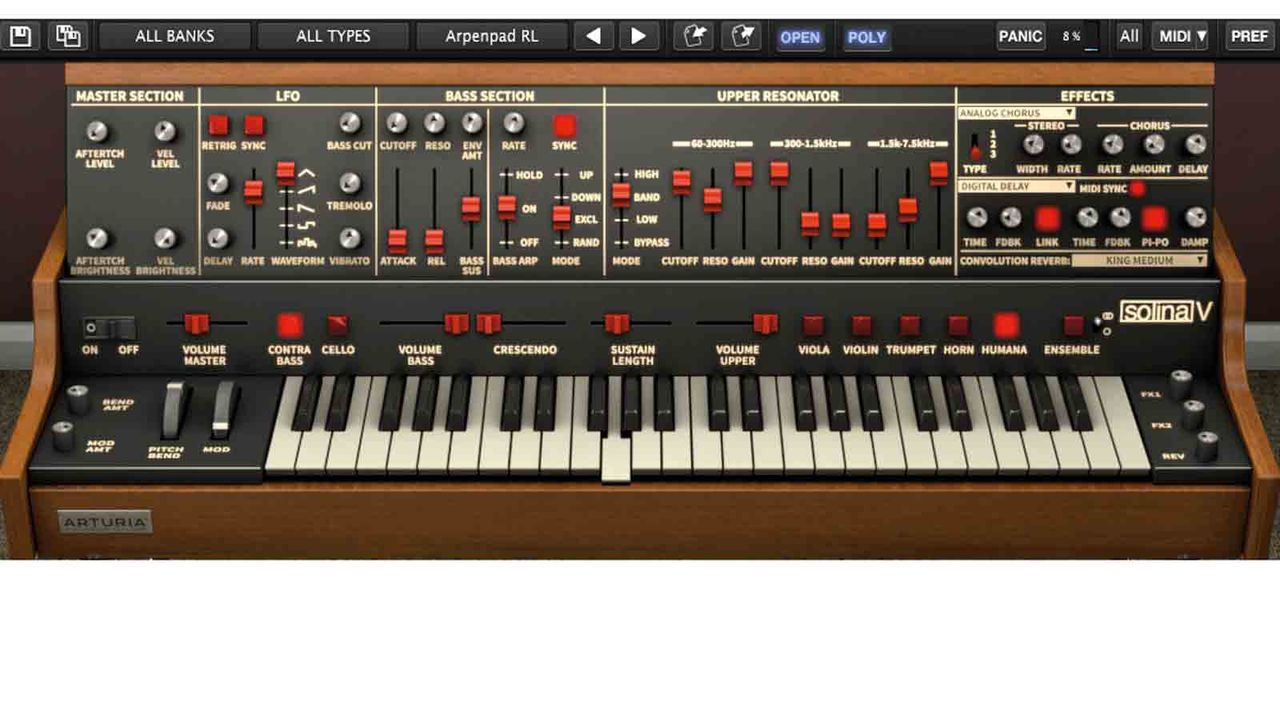 Solina V emulation - the final of the three new additions