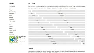 Wirefy is built on a percentage-based grid, unlike many other frameworks that have stuck to a pixel base grid structure