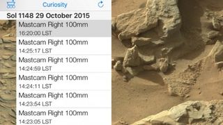The Mars Images app for iOS gets photos direct from JPL's cloud almost as soon as they are received on Earth