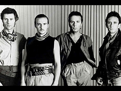 Ultravox with Midge Ure (second from left)