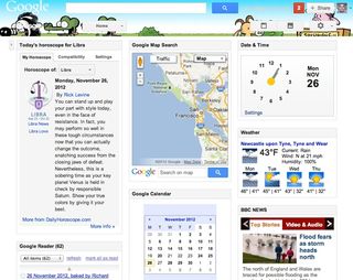 iGoogle was one of the sites to pioneer drag and drop, but the interaction is hidden