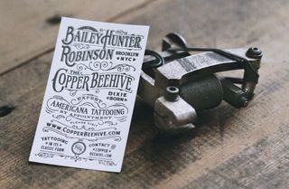 Letterpress business cards: Bailey H Robinson