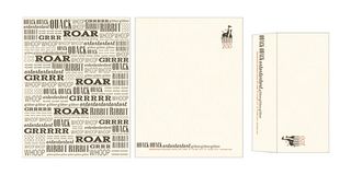 Letterhead design: Bronx Zoo