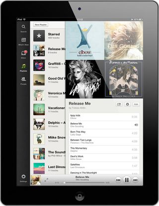 We're particularly excited by the way the Spotify iPad app handles playlists
