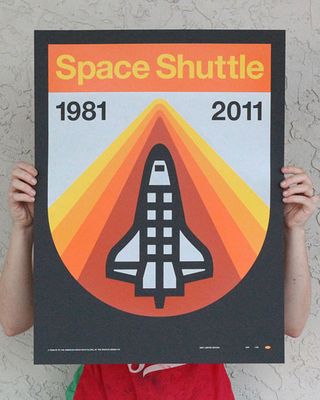 retro space posters