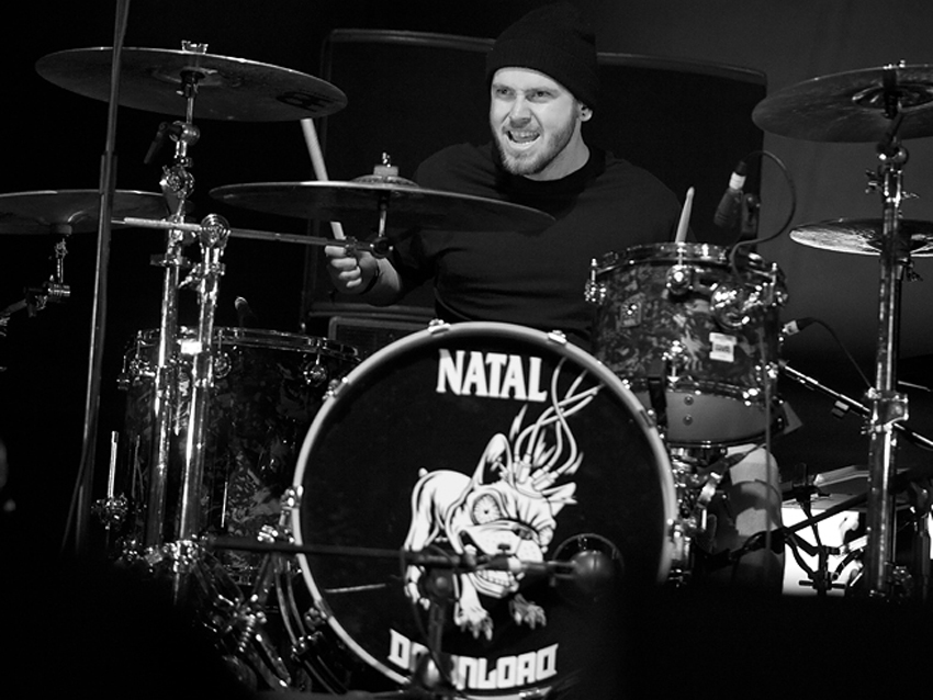 While She Sleeps drummer Adam Savage