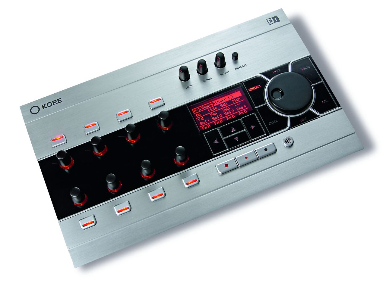 The touch-sensitive knobs offer precise control.