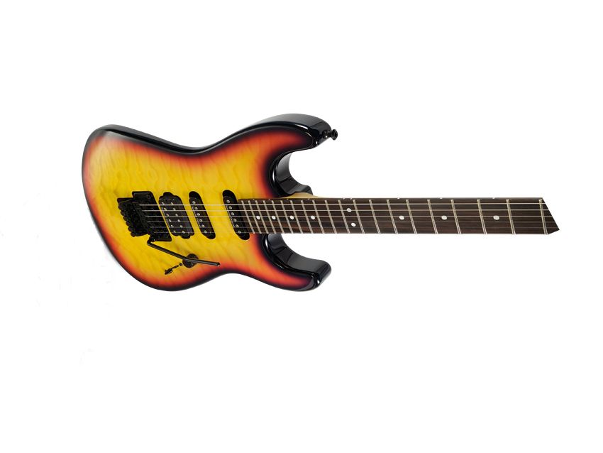 The San Dimas comes with a Molten Lava Crust paintjob.