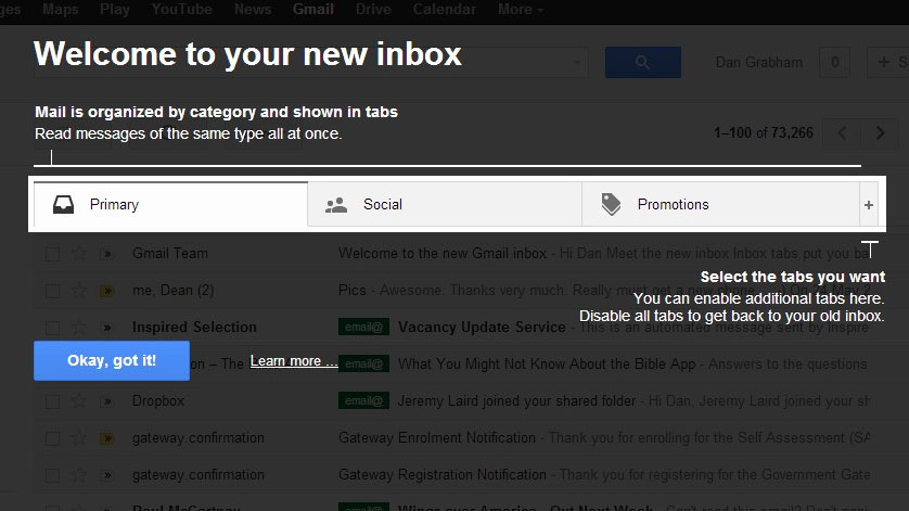 New Gmail