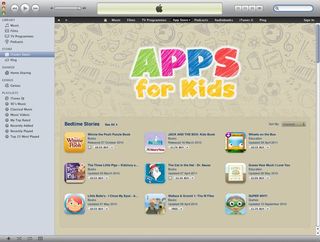 The App Store: there are tons of apps for kids on the store but most of them are overcomplicated and aimed at older children
