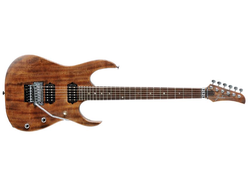 With a super-low action, it's not difficult to work out that this is a guitar aimed at rock and metal players.