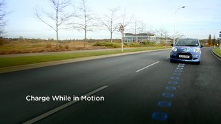 Wireless electric car charging