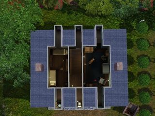 The Sims 3 Gaudet Plantation mansion attic