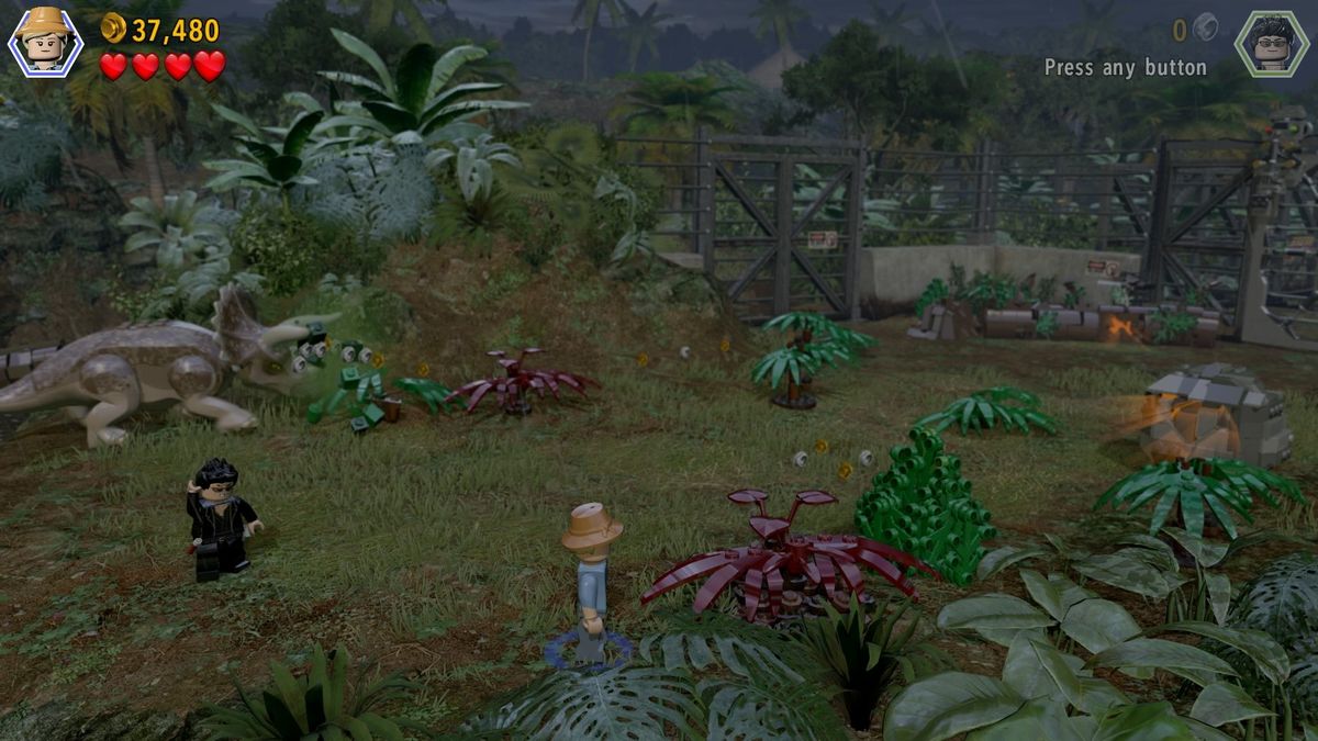 Lego Jurassic World Minikit And Amber Fossil Brick Locations Guide ...