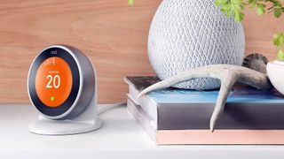 Nest Thermostat on stand