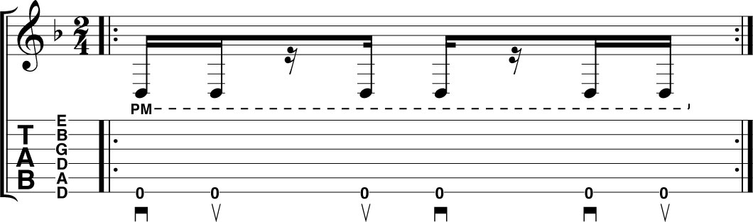 Kick drum pattern 3